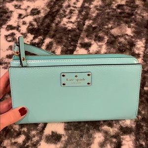 Kate Spade Tiffany blue wristlet